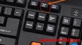 笔记本键盘锁定（笔记本键盘锁定键是哪个）