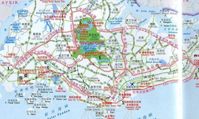 新加坡地图中文版（新加坡地图中文版app下载）