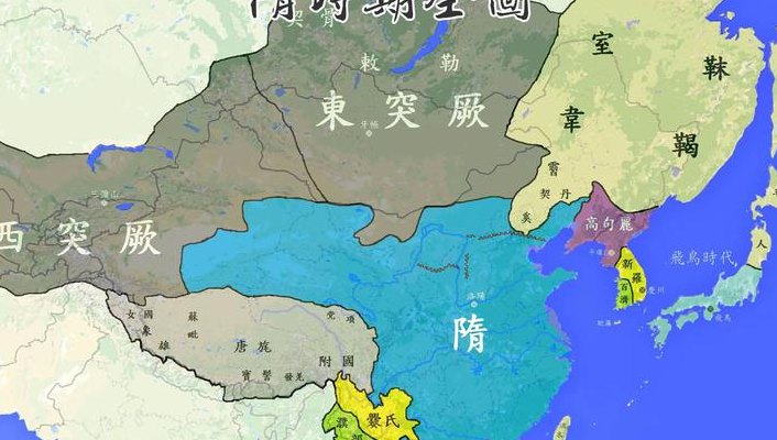 隋朝地图（隋朝时候的地图）